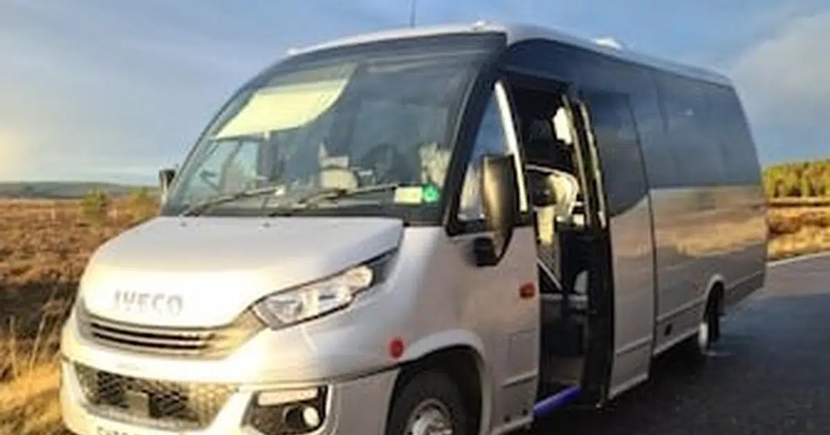 A 29 seater midibus Iveco Sprinter in Ipswich