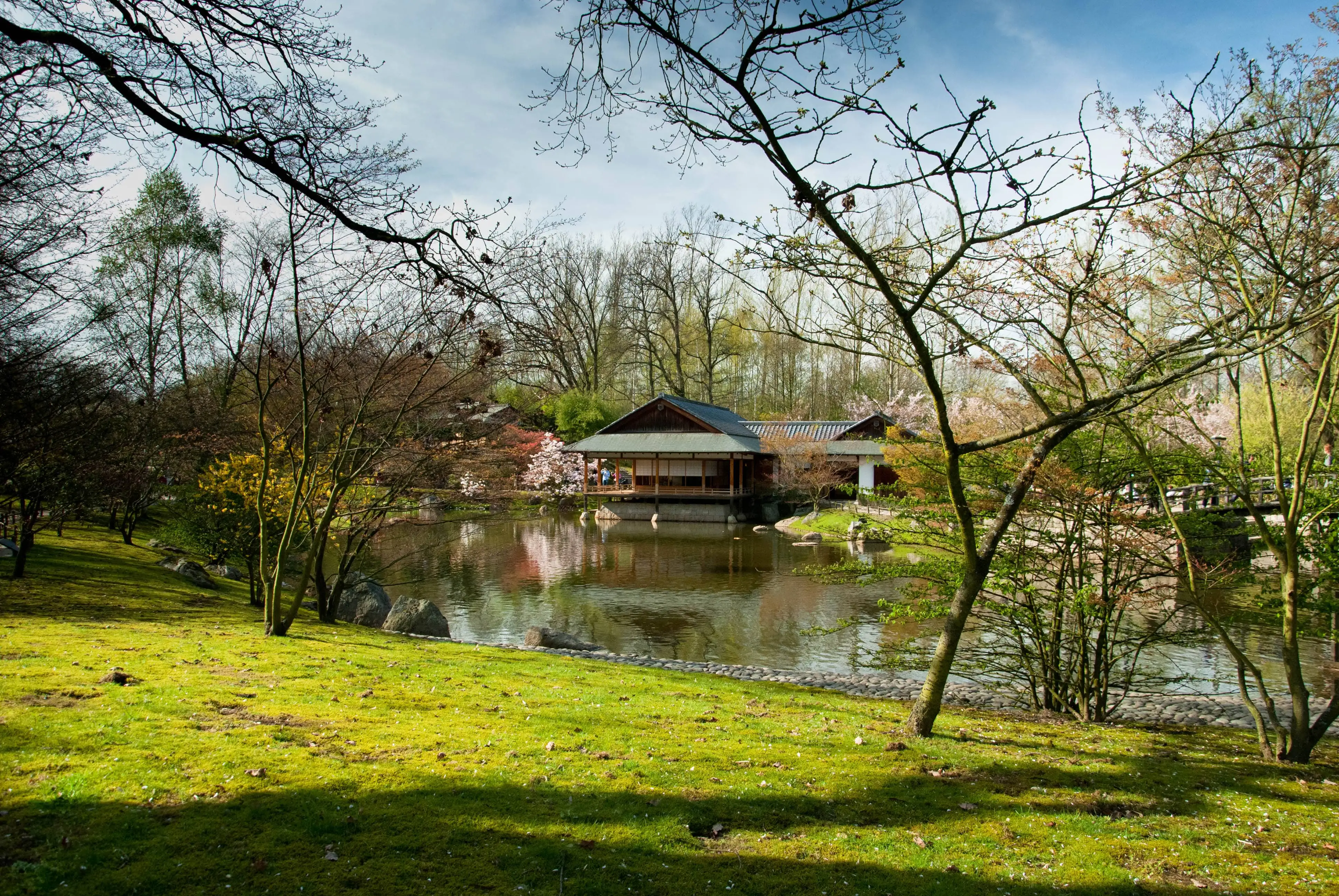 Ceremony house, Japanese garden