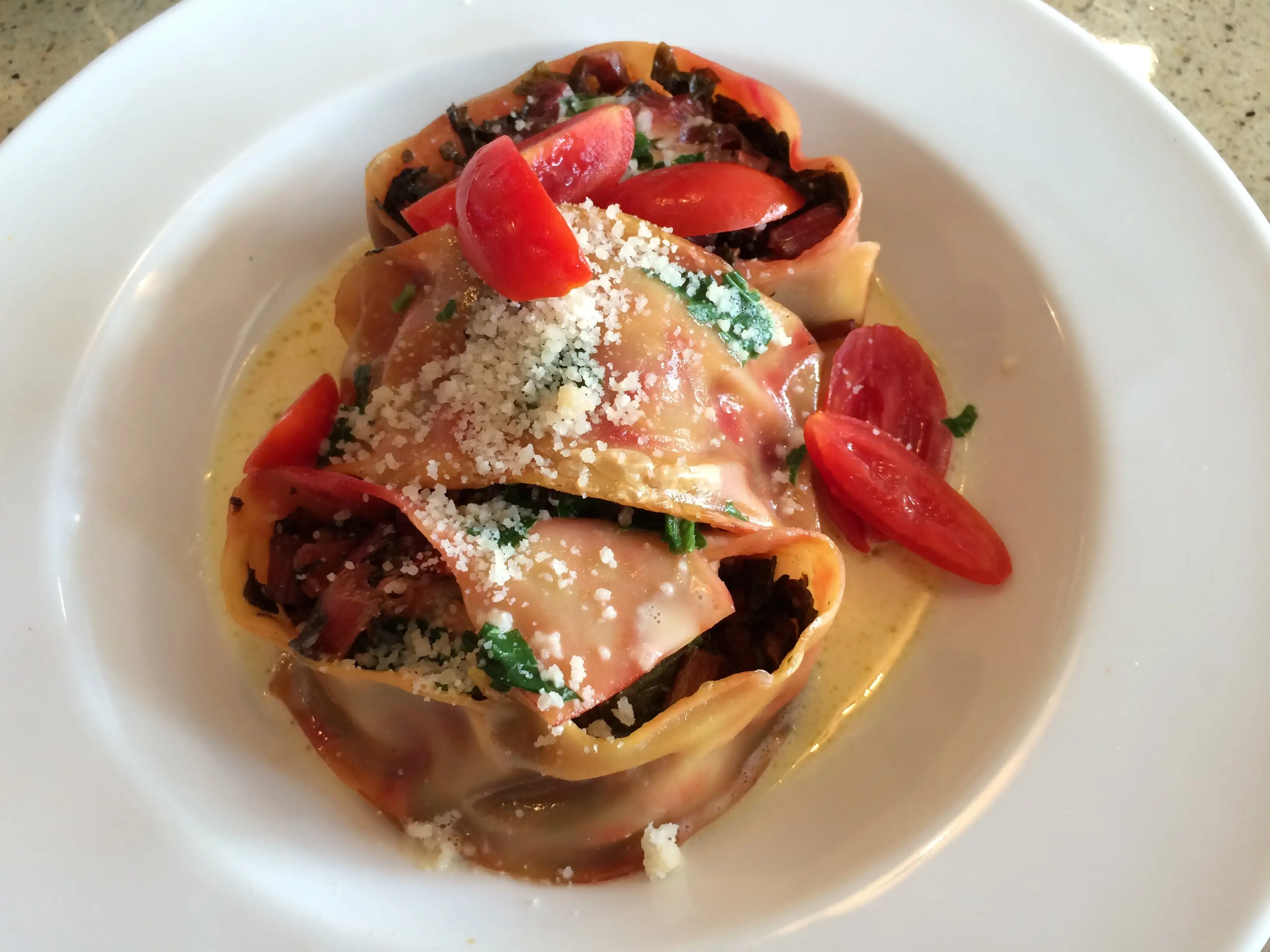 Killer pasta dish for lunch at De Klub