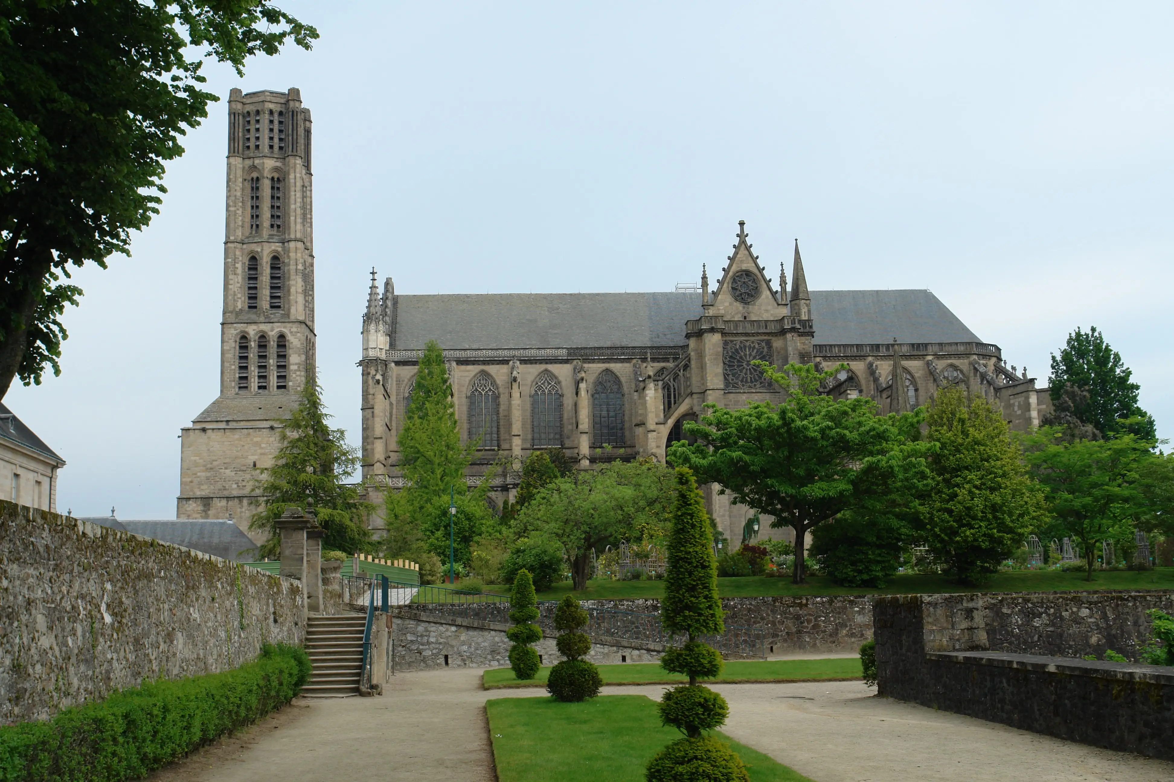 Limoges Cathedral from the Botanic Garden