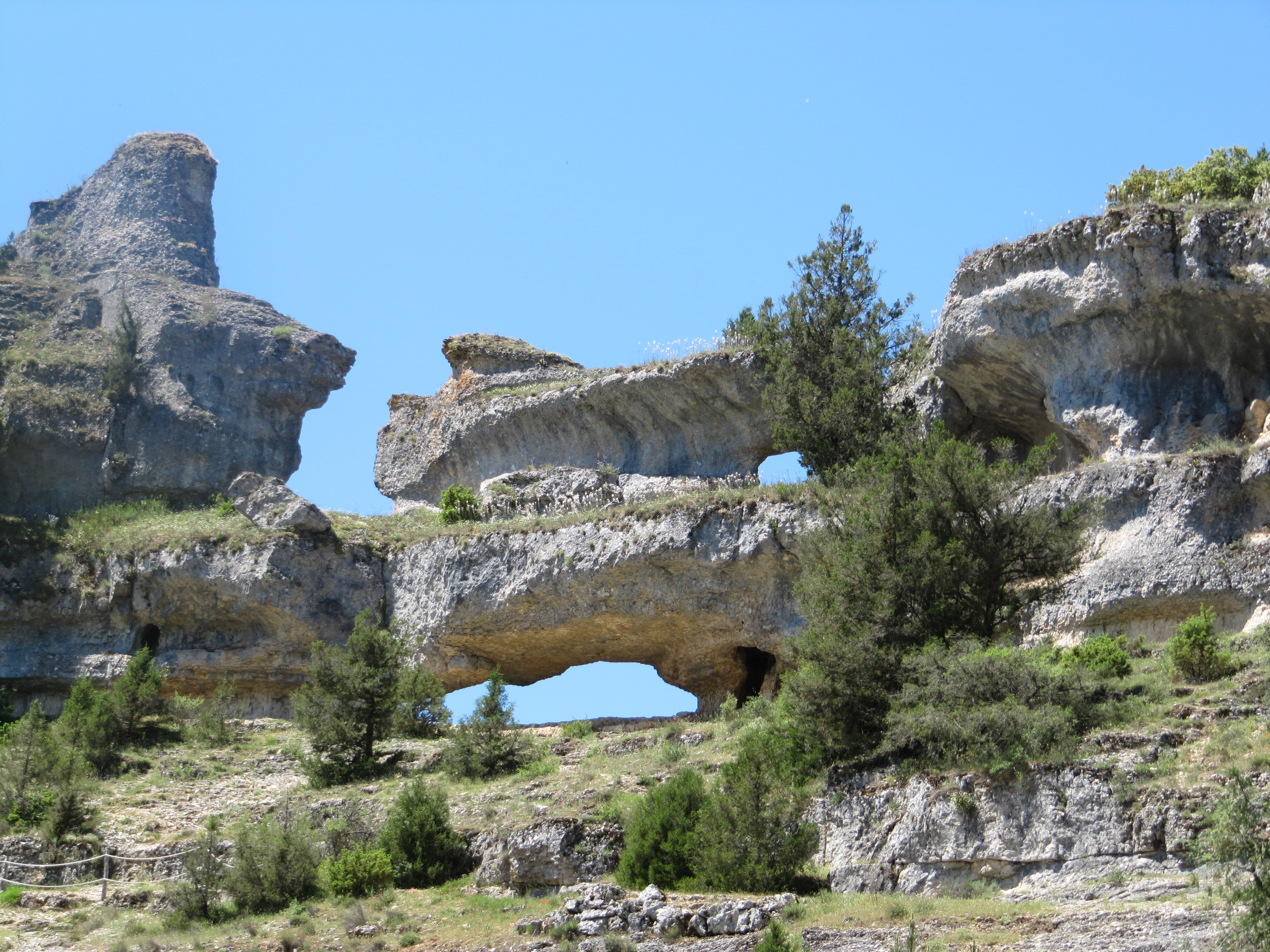 Paredes del cañón del río Lobos. Soria