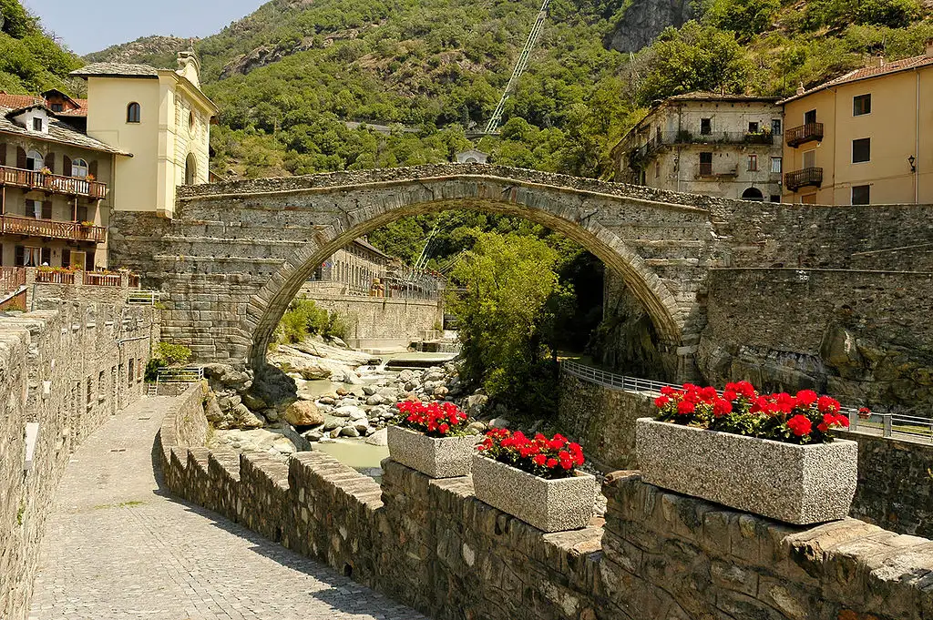 Pont-Saint-Martin, Aosta Valley, Italy