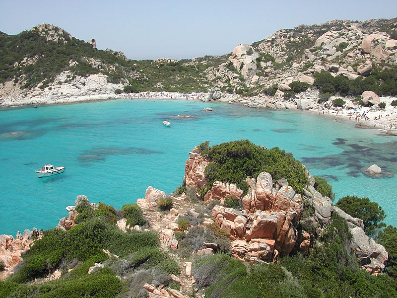 Spargi isle in the La Maddalena National Park