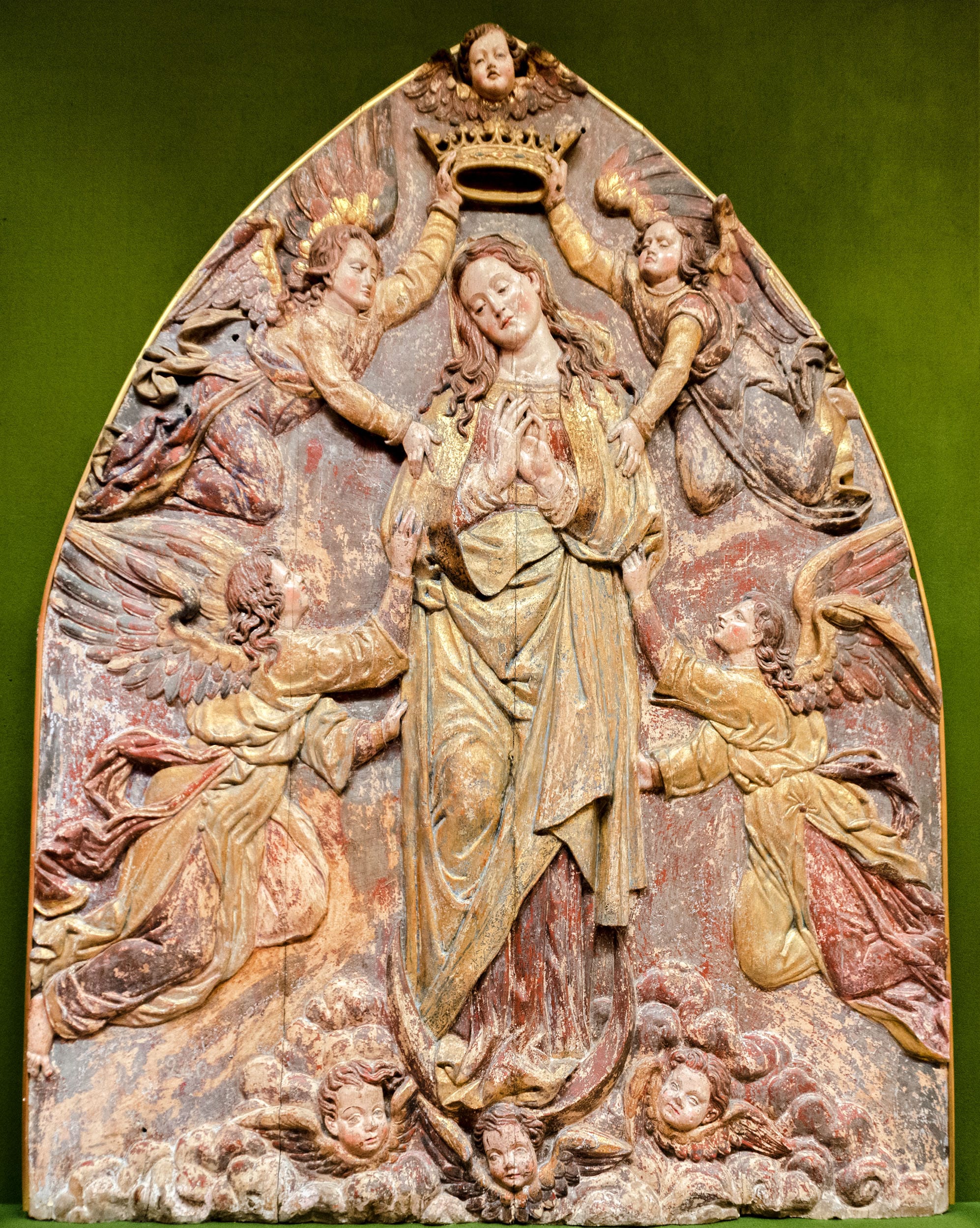 Virgen coronada, Museo de Jaén 