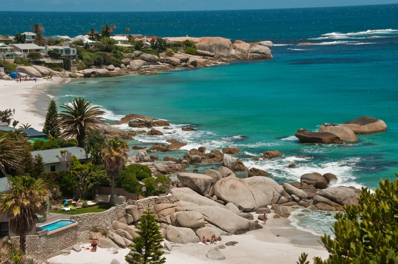 Along the shore from Camps Bay to Clifton