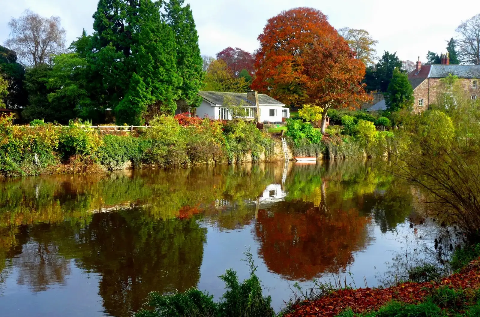 Autumn River Wye Reflections