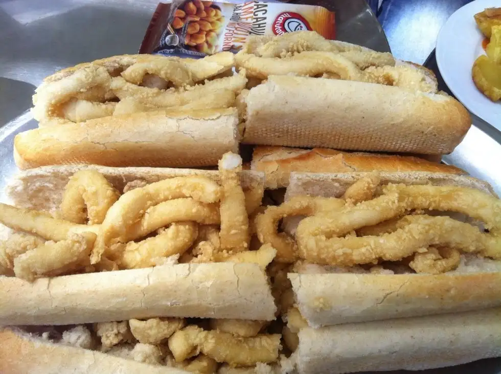Bocadillo de calamares del Bar El Brillante