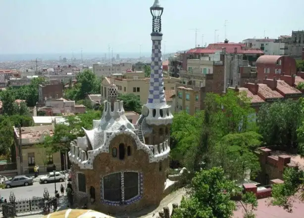 Museum Gaudi's house in Barcelona