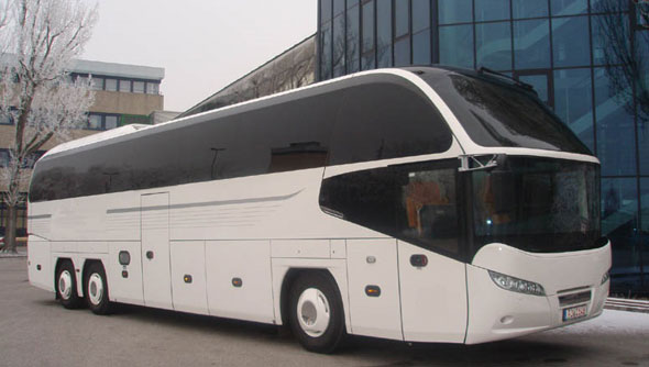 Coach from Europa coaches Ljubljana