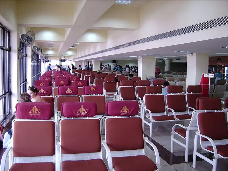 Dabolim airport Goa, waiting hall