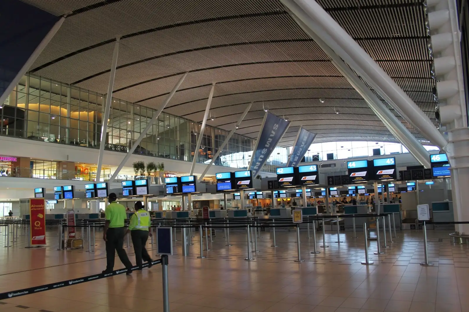 Early morning, Cape Town International Airport