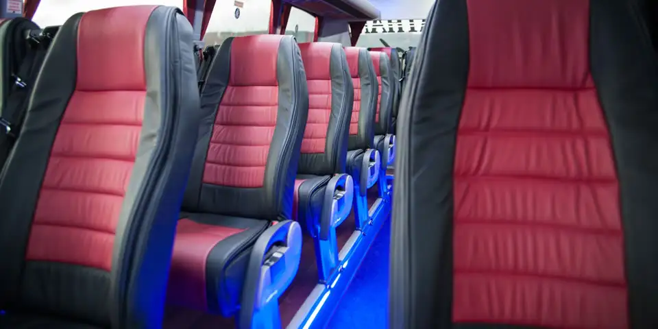 Executive coach-interior from Coatham Coaches