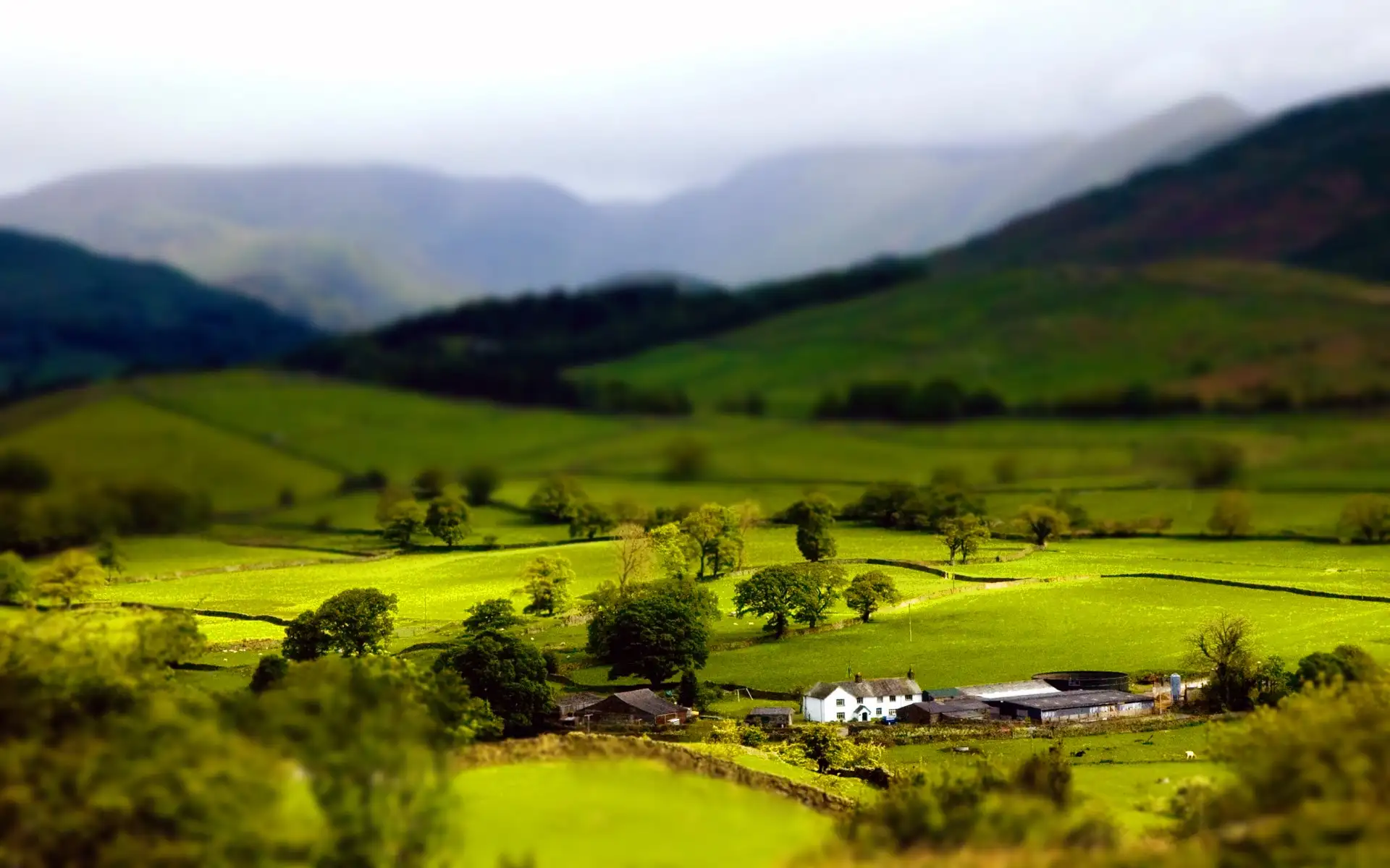 Grasmere Village, Lake District, Cumbria, England, UK