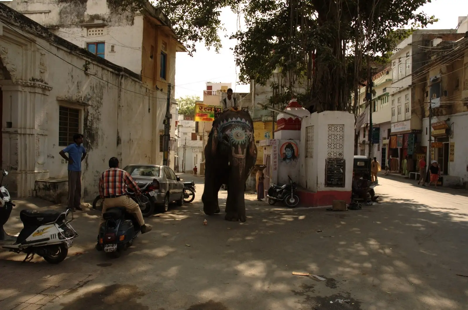 Heavy traffic in Udaipur