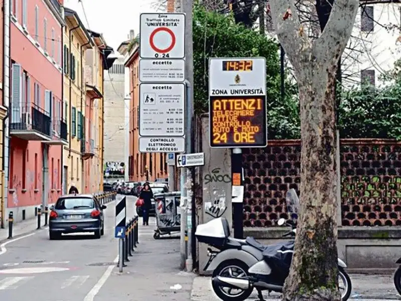 Mappa delle zone ZTL della città di Bologna 1