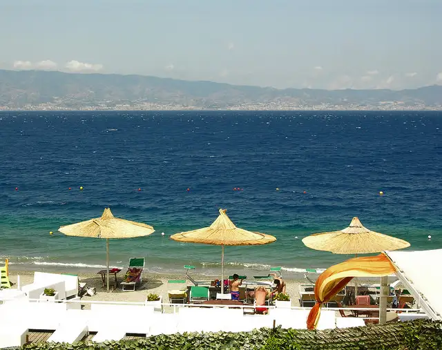 Beach at Reggio in Calabria