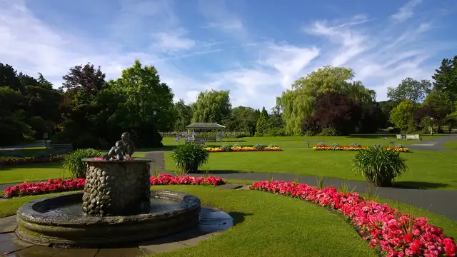 Summertime in The Valley Gardens,Harrogate,North Yorkshire,Harrogate,England