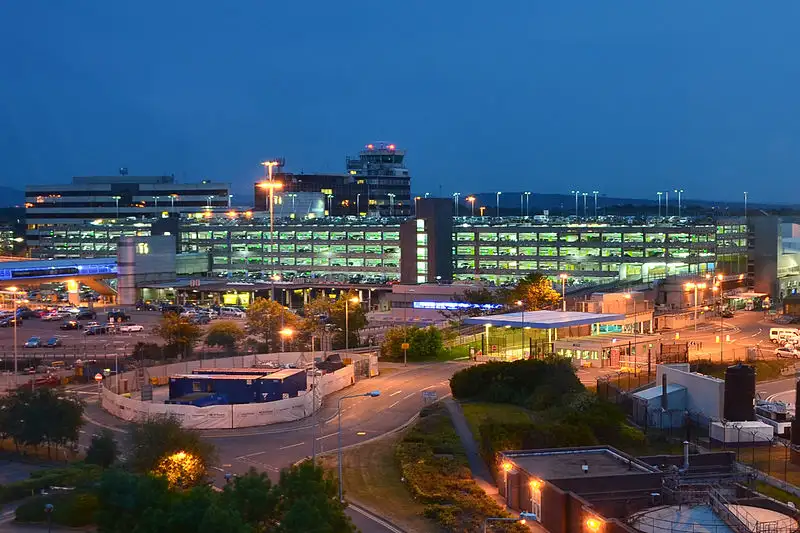 Terminal 1 complex at Manchester airport, Manchester, UK