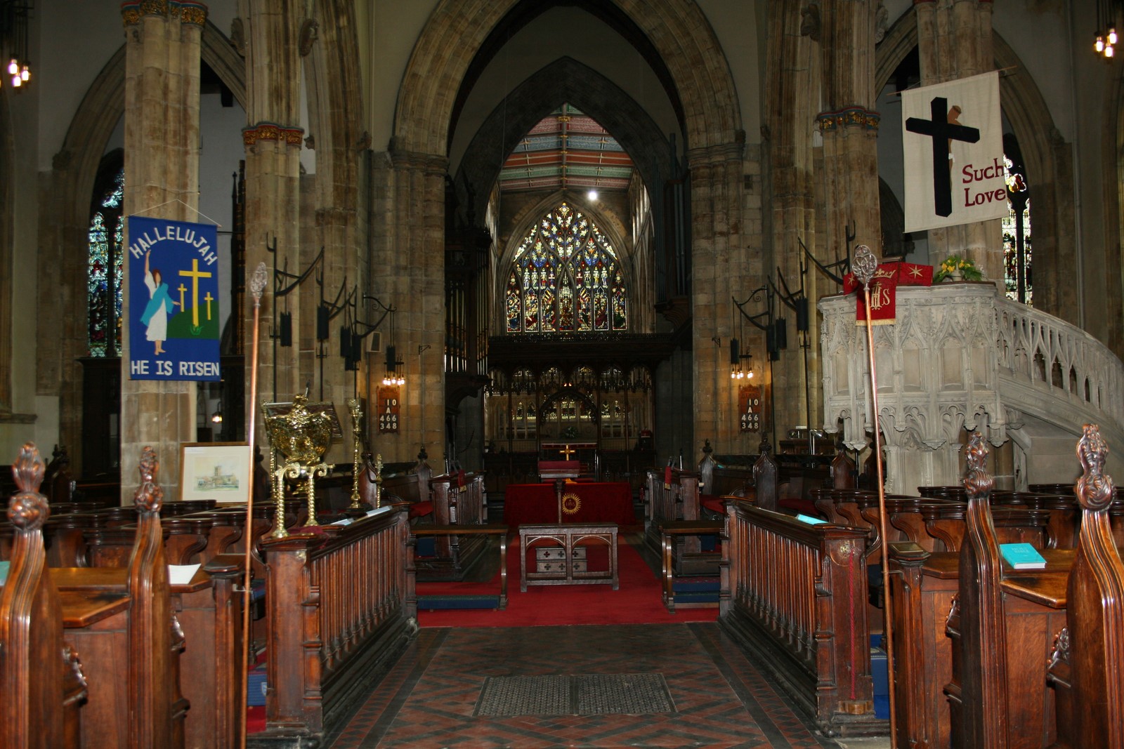 The altar Holy Trinity Church