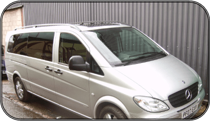 8-seater Mercedes Vito from Dreamline Travel Ltd