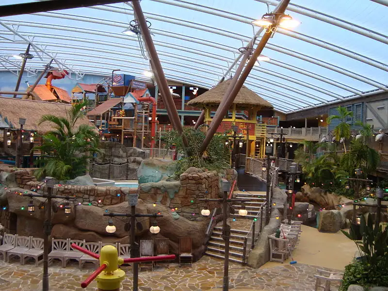 Alton Towers Waterpark, previously named Cariba Creek, at Alton Towers Theme Park.