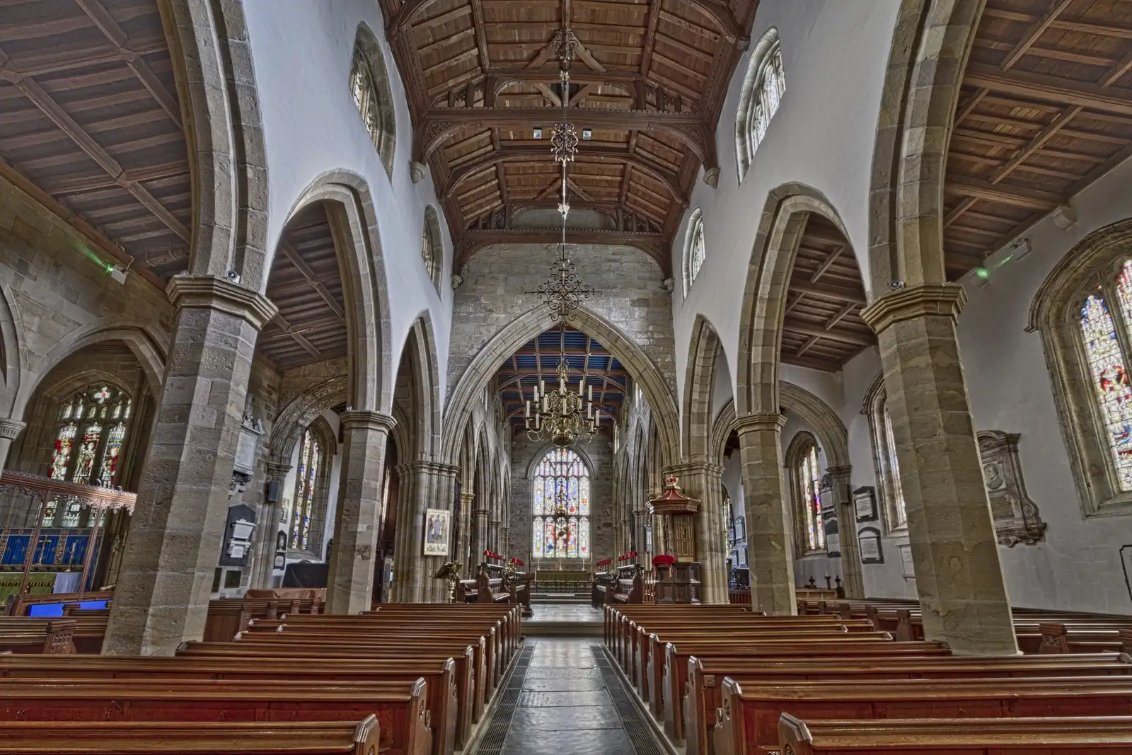 Inside Lancaster Priory