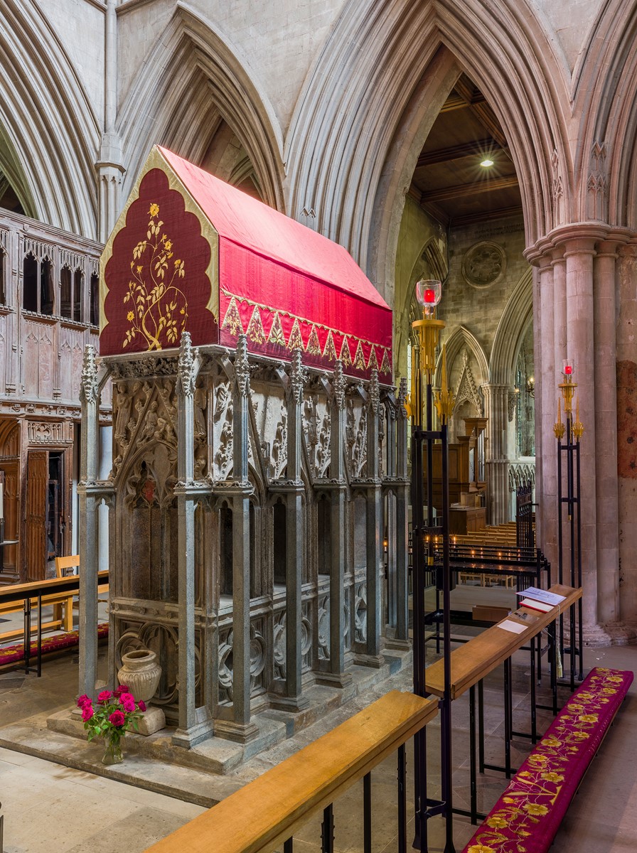 The shrine of St Alban