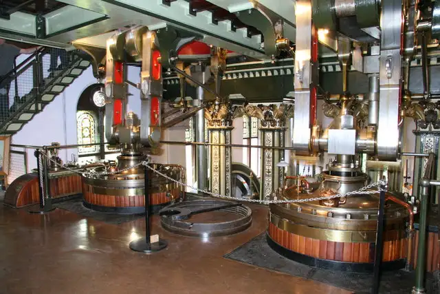 The tops of the cylinders