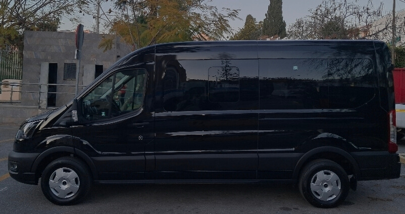 Hire a 12 seater Microbus (Ford Transit Bus 2025) from Autocares Berdi SL in Nerja 