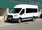 Side view of a of the Ford  Transit (17 seats) from TAXIS YUS NIN in El Llor