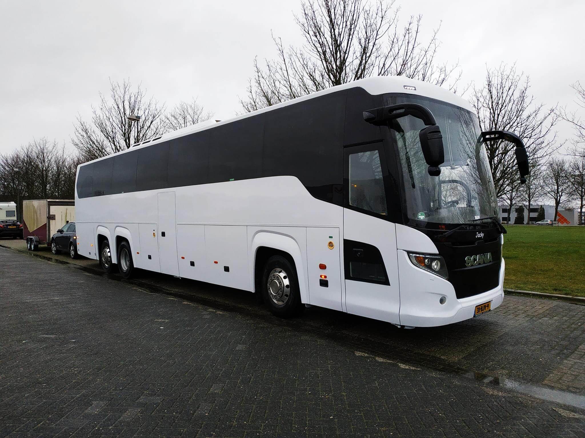 Hire a 58 seater Luxury VIP Coach (SCANIA  HIGER TOURING 2016) from Trax Shuttle Services in Lisbon District 