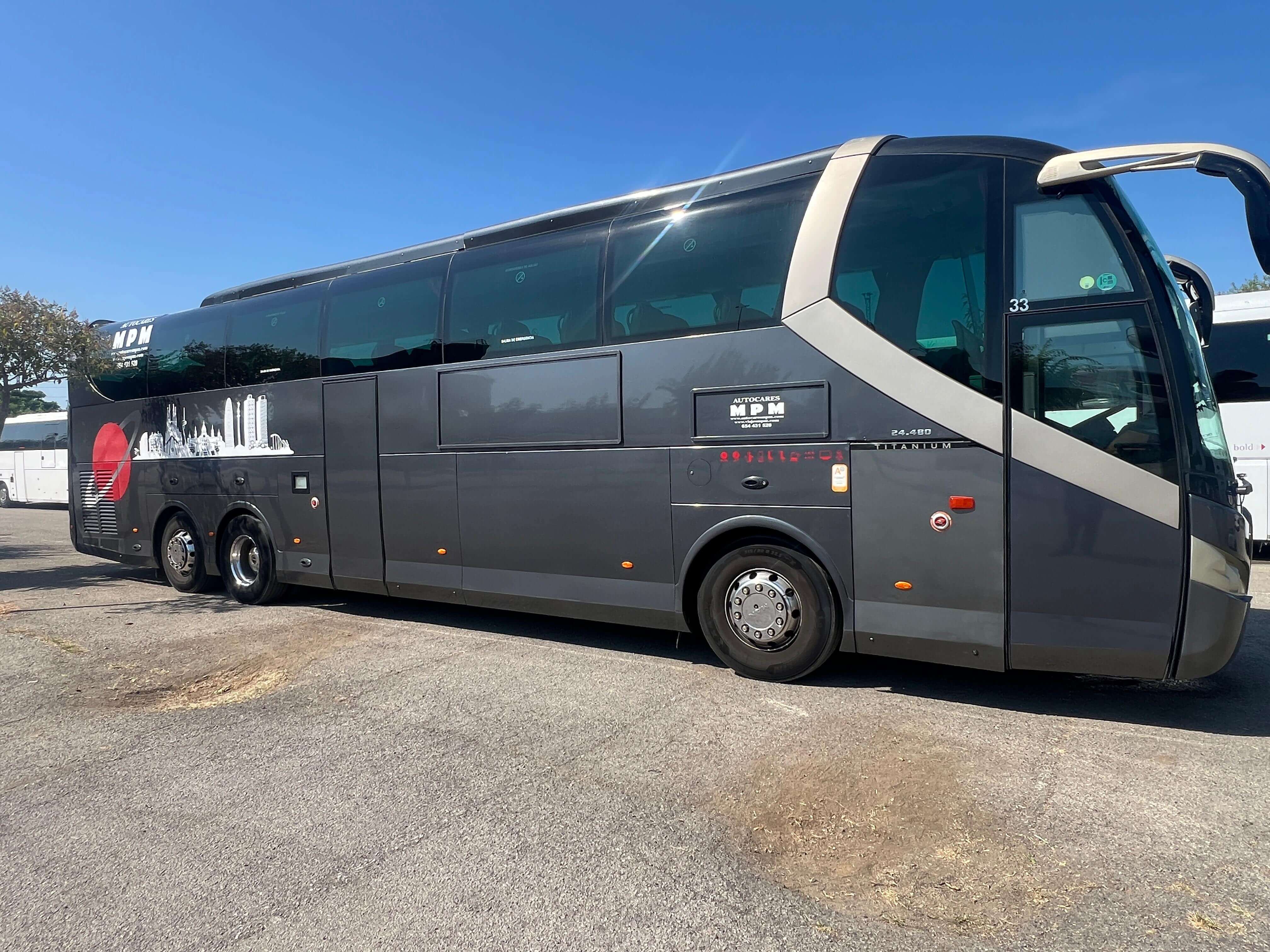 Hire a 63 seater Standard Coach (MAN  TITANIUM  2015) from AUTOCARES MPM 2018, S.L. in Terrassa 