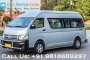 Hire a 9 seater Luxury VIP Coach (9 Seater Hiace Make 2017) from Bus Rental India in New Delhi 