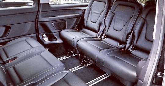 Rent a 6 seater Minivan (Mercedes V-Class 2018) from Amiroad - Luxury Transports from Lisboa