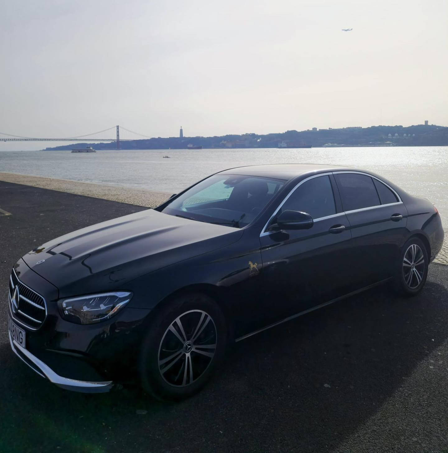 Hire a 3 seater Car with driver (Mercedes E-Class 2019) from Amiroad - Luxury Transports in Lisboa 