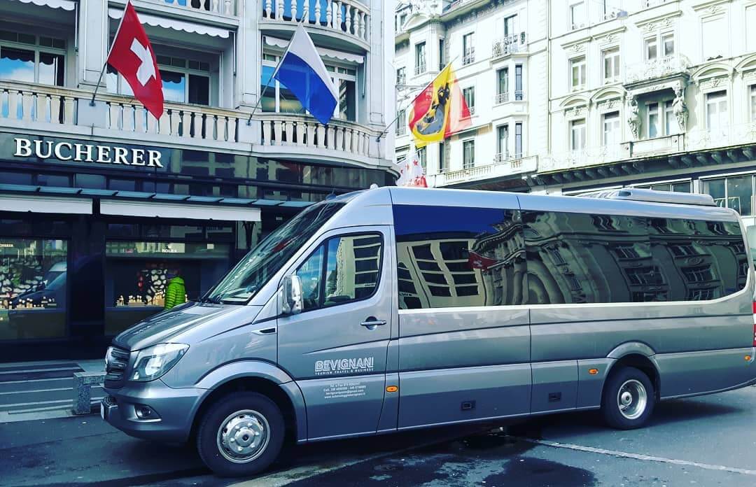 Rent a 20 seater Minibus  (Mercedes Sprinter 2018) from bTOUR SRL from Pistrino 