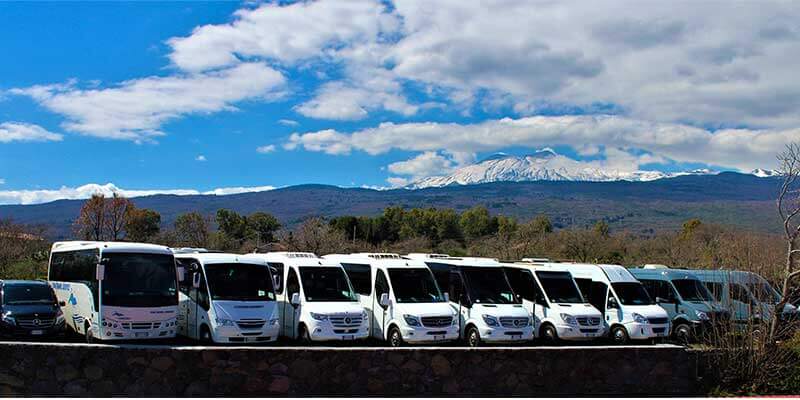 Rent a 26 seater Midibus (Magneto  Sitcar 2007) from Etna Travel Service snc from linguaglossa 