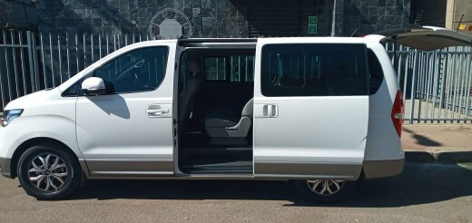 Hire a 9 seater Minibus  (Hyundai  H1 2019) from Cyaphi Travels in Johannesburg 