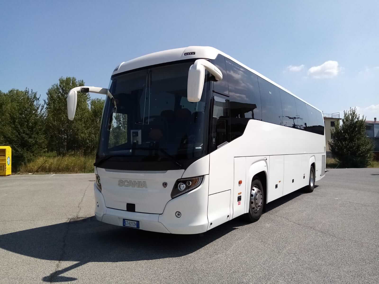 Hire a 56 seater Luxury VIP Coach (Scania  Touring 2024) from Autonoleggio Amico di Morea Michele in TRENTO 