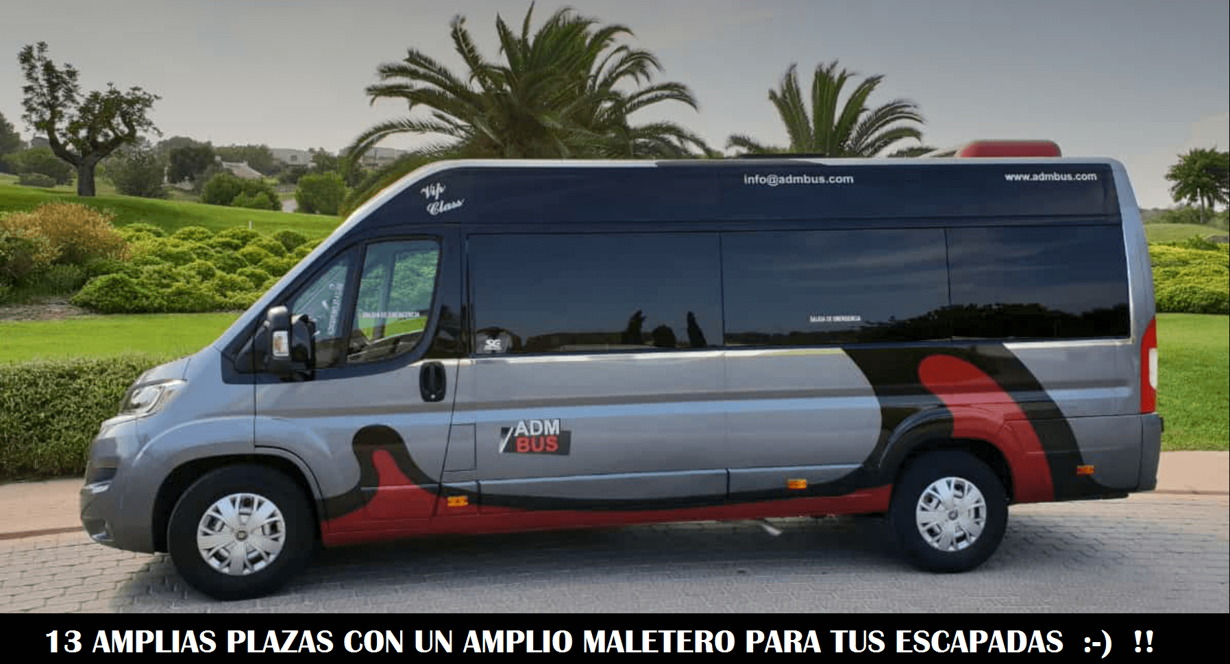 Huur een 13 seater Minibus  (FIAT DUCATO MINIBUS 2013) van ADM BUS in Los Montesinos 