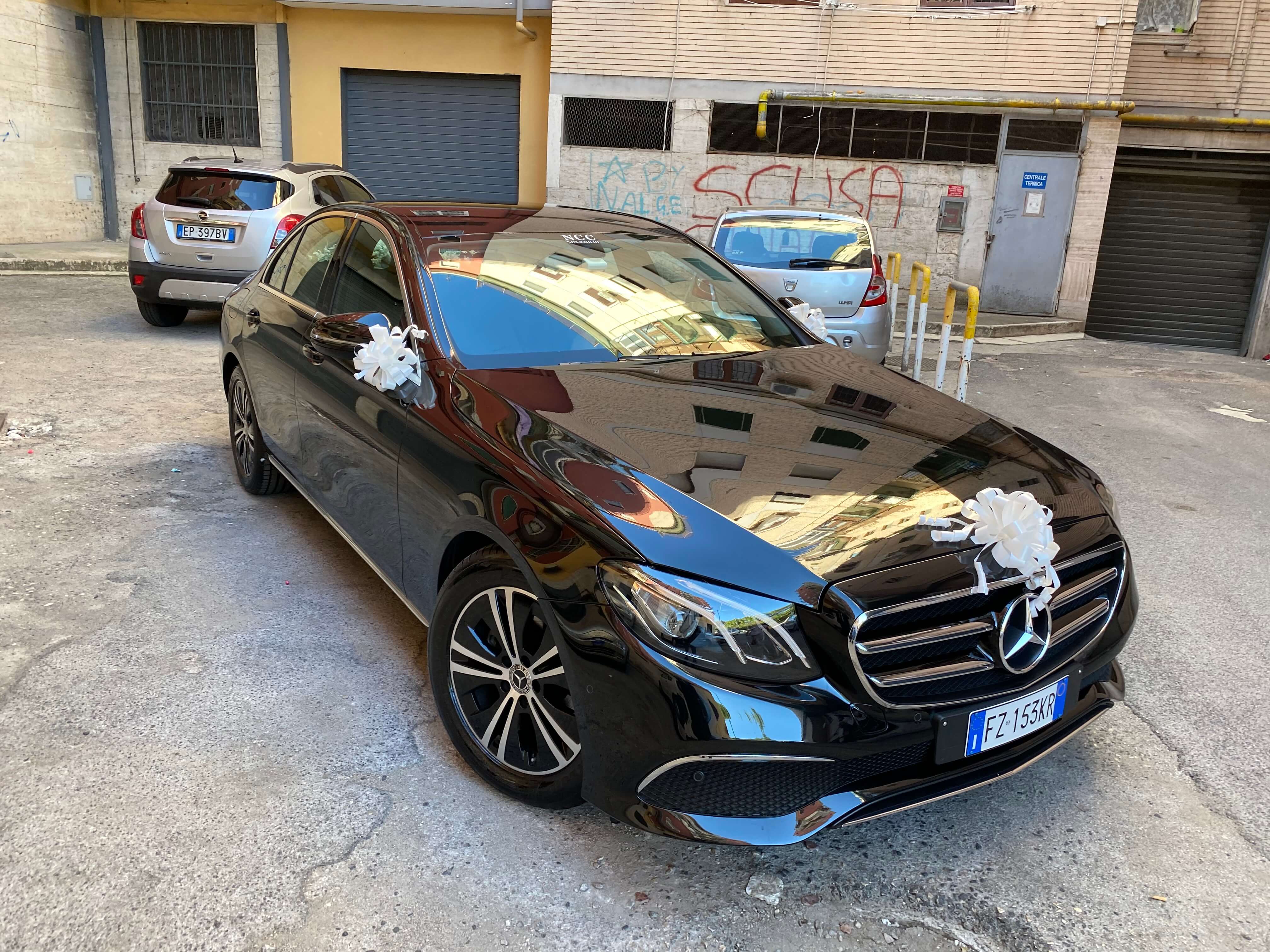 Rent a 4 seater Car with driver (MERCEDES e-class 2019) from AUTOSERVIZI SARNO from napoli 