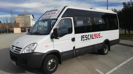 Hire a 16 seater Minibus  (IVECO STRADA 2008) from JESCALBUS S.A.U. in Girona 