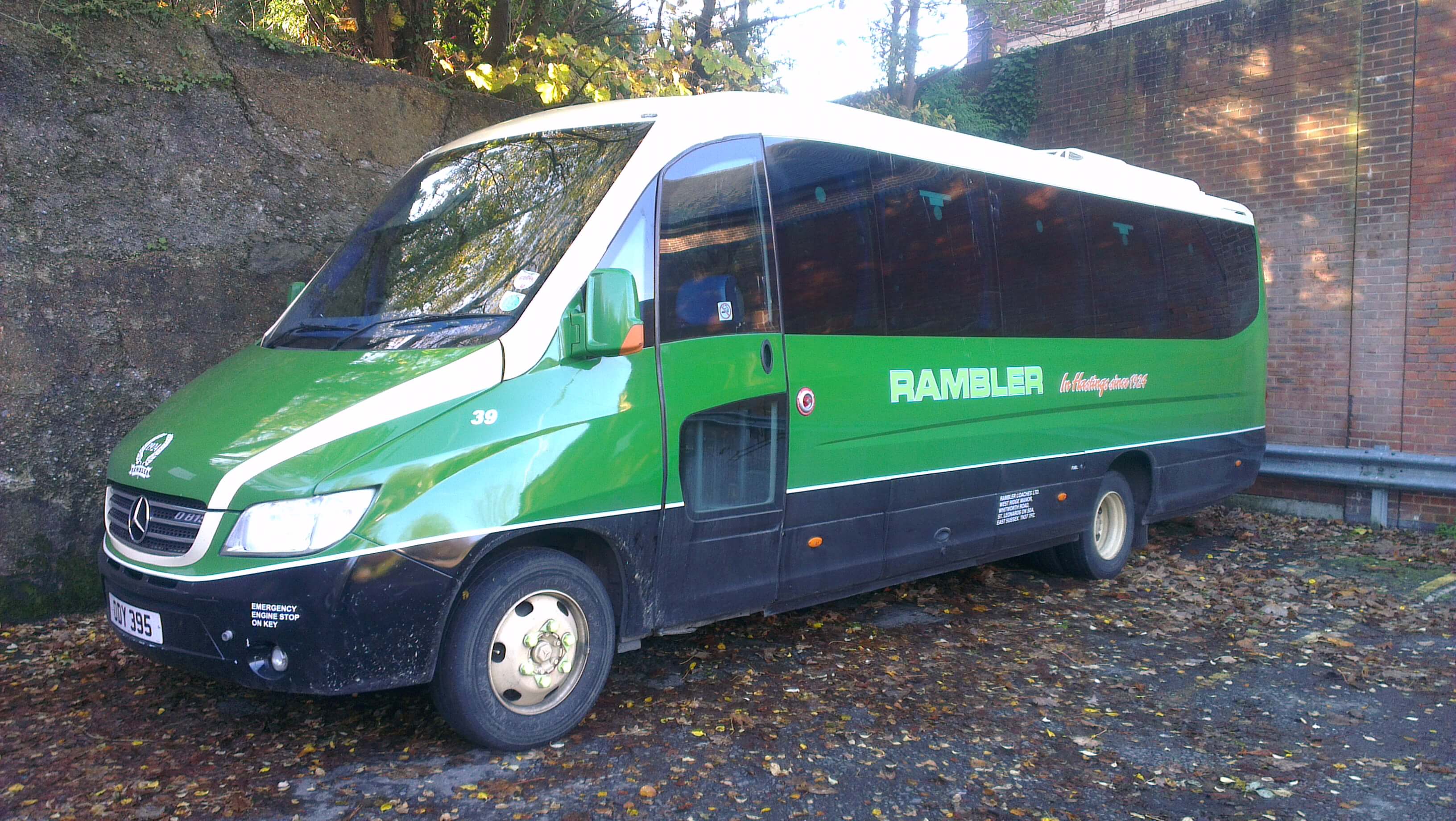 Hire a 19 seater Minibus  (Mercedes  Sprinter 2020) from Rambler Coaches in Hastings 