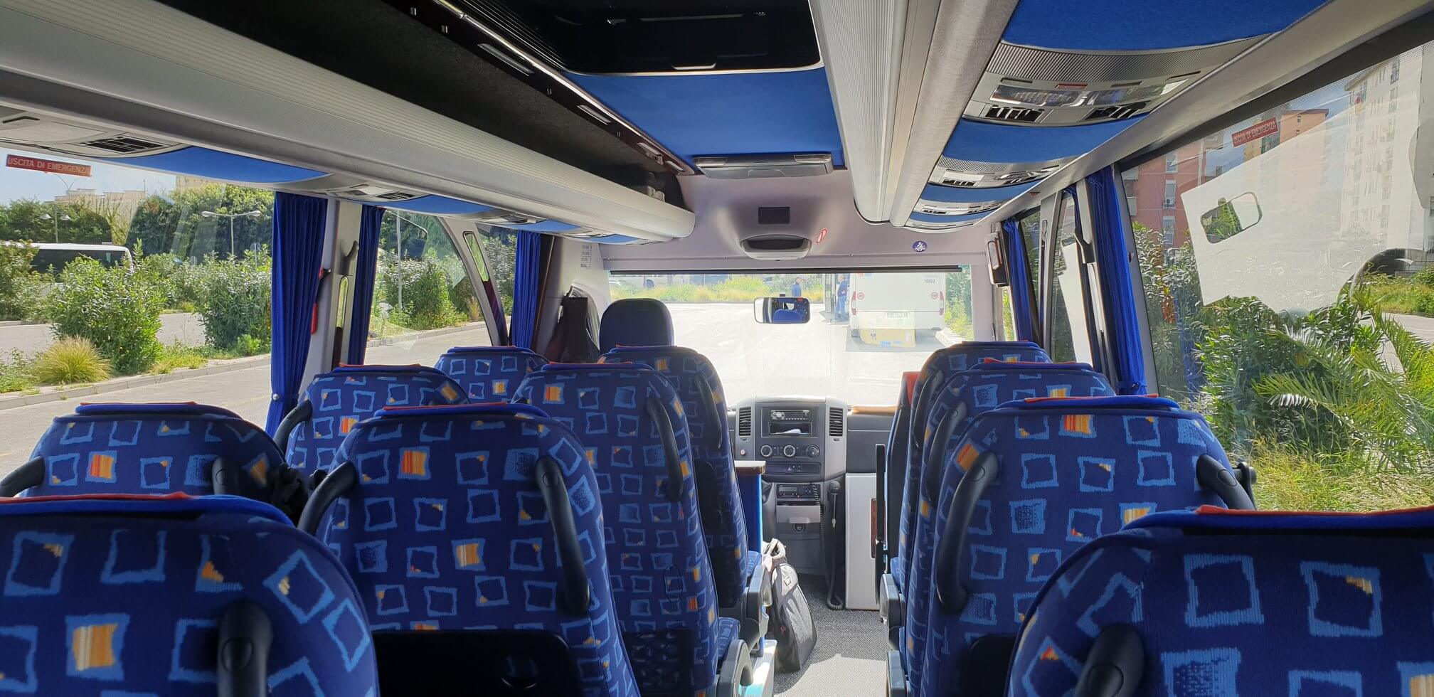 Hire a 21 seater Minibus  (MERCEDES SPRINTER 2014) from NANTISTA VIAGGI DI NANTISTA SILVIO G.&C SNC in CASTELLANA SICULA 