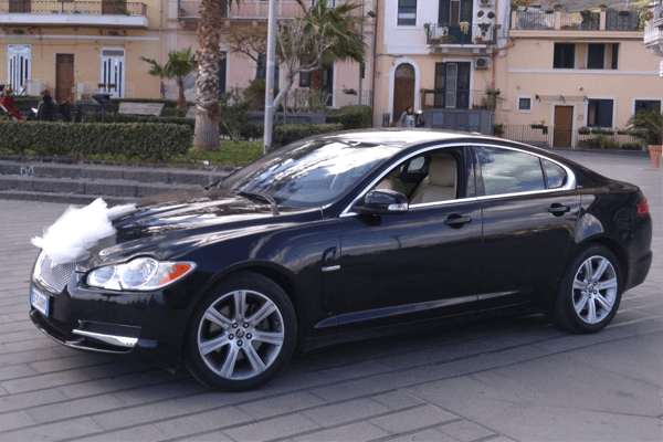 Rent a 4 seater Car with driver (Jaguar Xf 2012) from NCC TRANSFER from Catania