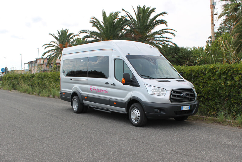 Alquila un 17 asiento Minibús (FORD  TRANSIT 2017) de Autoservizi Rosario Pappalardo SRL en CATANIA 