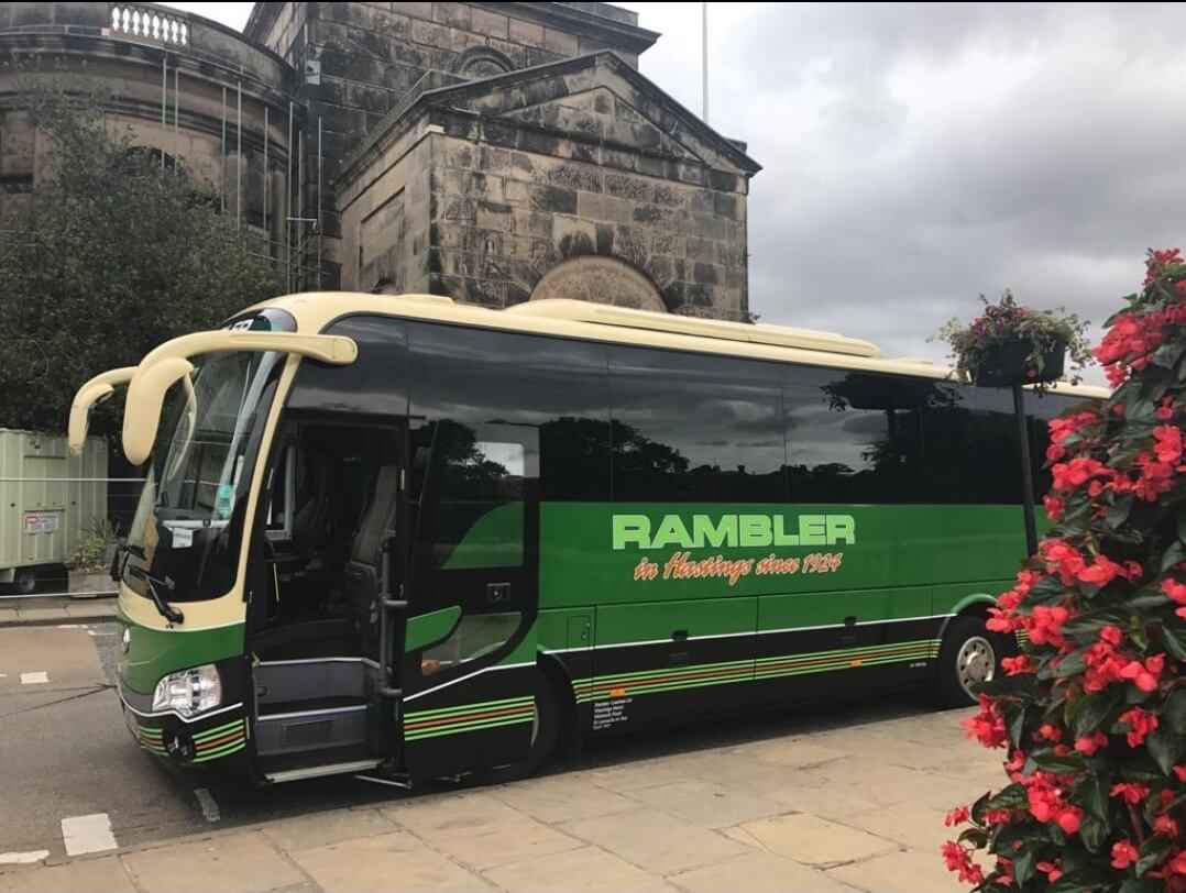 Rent a 53 seater Executive  Coach (Volvo 9700 2018) from Rambler Coaches from Hastings 