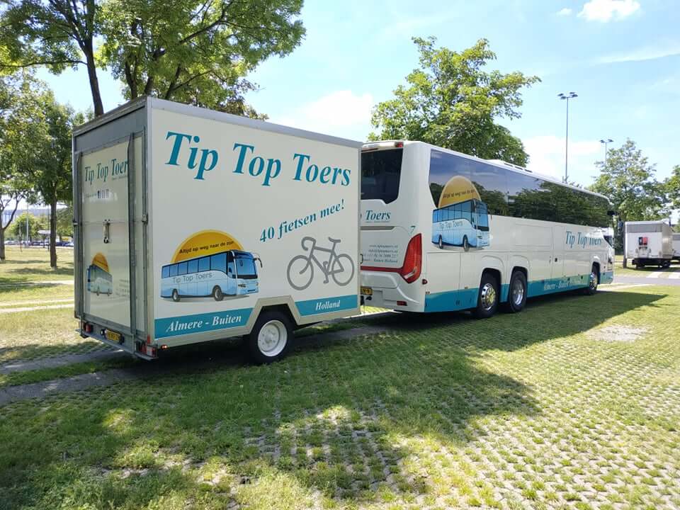 Hire a 58 seater Standard Coach (Scania  Touring 2011) from Tip Top Toers in Almere - Buiten 
