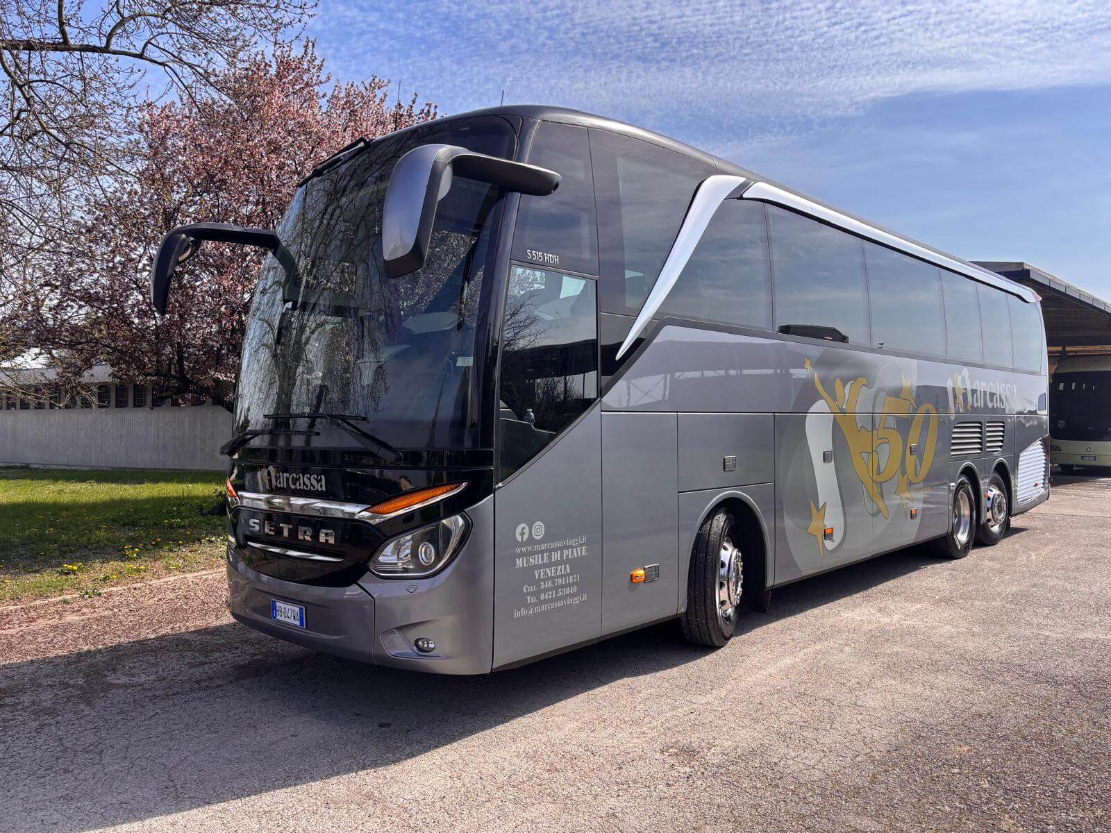 Rent a 52 seater Luxury VIP Coach (SETRA 515 HDH 2026) from Marcassa Viaggi srl from Musile di Piave 